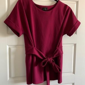 Fuchsia Worthington Womens Top